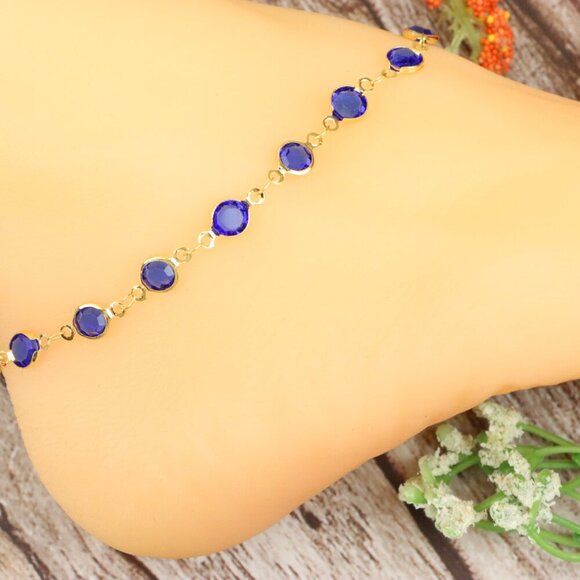 "Dainty Anklet for Women – Elegant Everyday Jewelry & Perfect Gift | MLCRC1457 - Picture 4 of 10